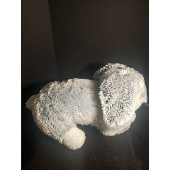 Realistic 18 in Grey and White Rabbit Plush - Picture 5 of 5